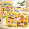 Educational Puzzle Dress Up Book For Children With Magnetic Stickers And Quiet Play