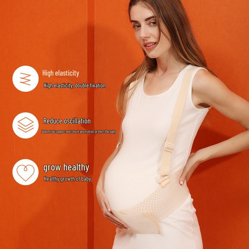 Adjustable Breathable Maternity Support Belt for Prenatal Pain, Back Support, and Fetal Safety.
