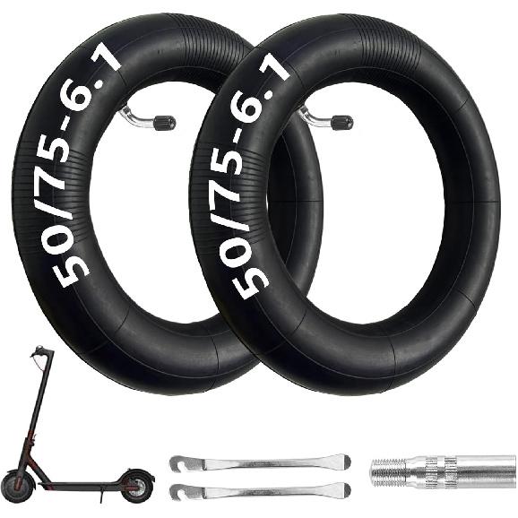 50/75-6.1 Scooter Tire Tube, 8.5 X 2 Inner Tube Scooter, 8.5 Inch Electric Scooter Inner Tube 8 1/2 X2 Rear Tire, For Gotrax GXL V2 Xiaomi M365 Pro