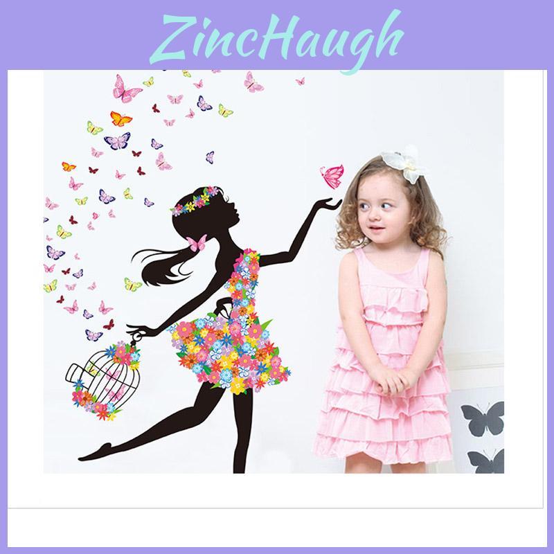 Versatile Cute Diy Girl Wall Decals Ideal For Kids Rooms And Home Decoration
