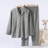Couple Pajamas Pure Cotton Spring Women's Loungewear Cotton Set Spring and Autumn Casual Loose Men's Two-piece Set