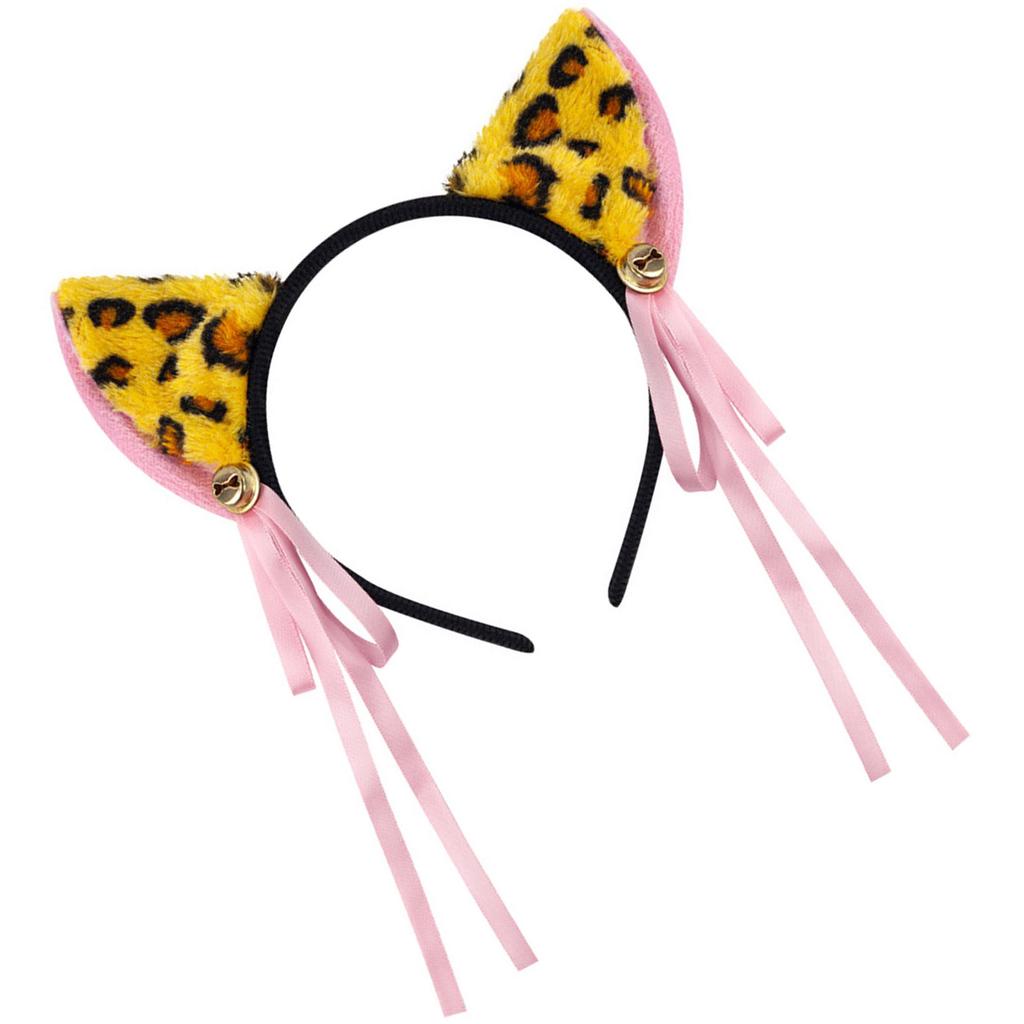 Kitten Headbands Cosplay Bell Cat Ear Hairbands Headwear Makeup Washing Face Hairbands Birthday Party