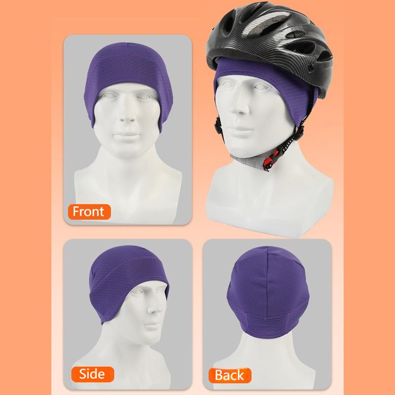 Gtubike Fleece Cap Beanie Hat Winter Skull Cap Warm Beanie Thick Windproof Lightweight For Running Skiing Cycling Sports