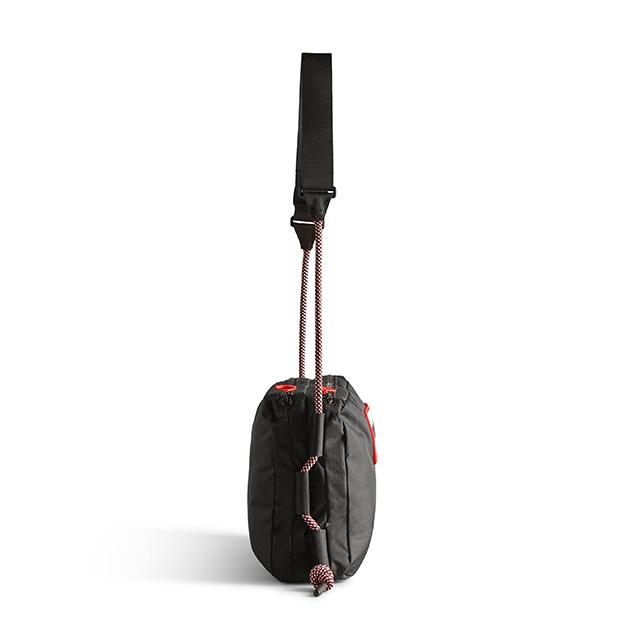 Hunter [Unisex] Travel Ripstop Sacoche - Black/Red Box Logo Ubc1515Nrsrbo