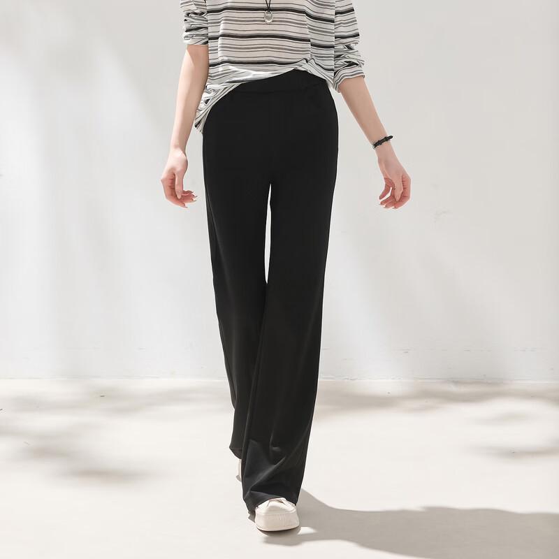 Sancai 2026 Summer High-Waist Slim Flared Pants