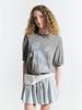 GROVE Mist Pleats Skirt (Grey)