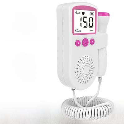 Fetal Doppler Baby Heartbeat Monitor, Prenatal Heart Listener for Home Use, Portable Pregnancy Heartbeat Monitor with LCD Display