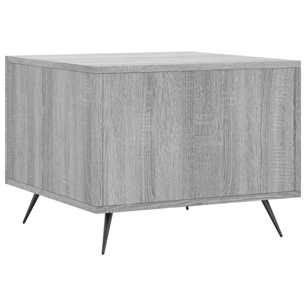 Coffee Table Gray Sonoma 50x50x40 cm Particleboard