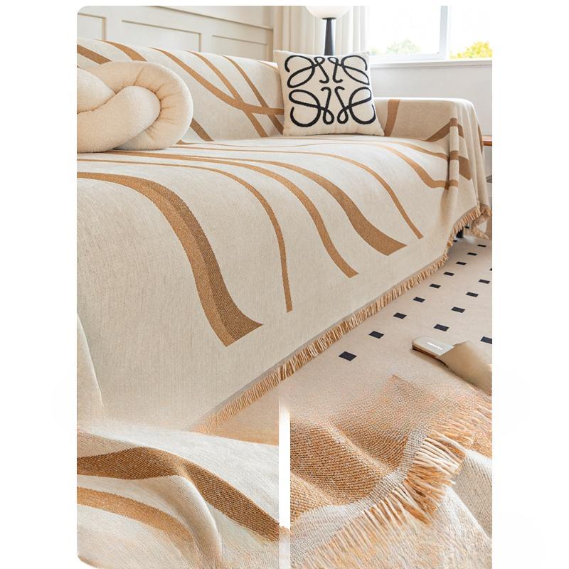 Anti-Scratching Chenille Sofa Cover Towel New Four Seasons Universal Sofa Cushion High Sense Cover Cover Blanket