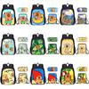 Capybara Kids Backpack And Pen Case With Lightweight Design For School And Day Trips