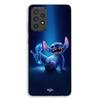 Phone Case - MANIACASE - Samsung Galaxy A73 - TPU Silicone - Stitch Pattern (Disney) - Black