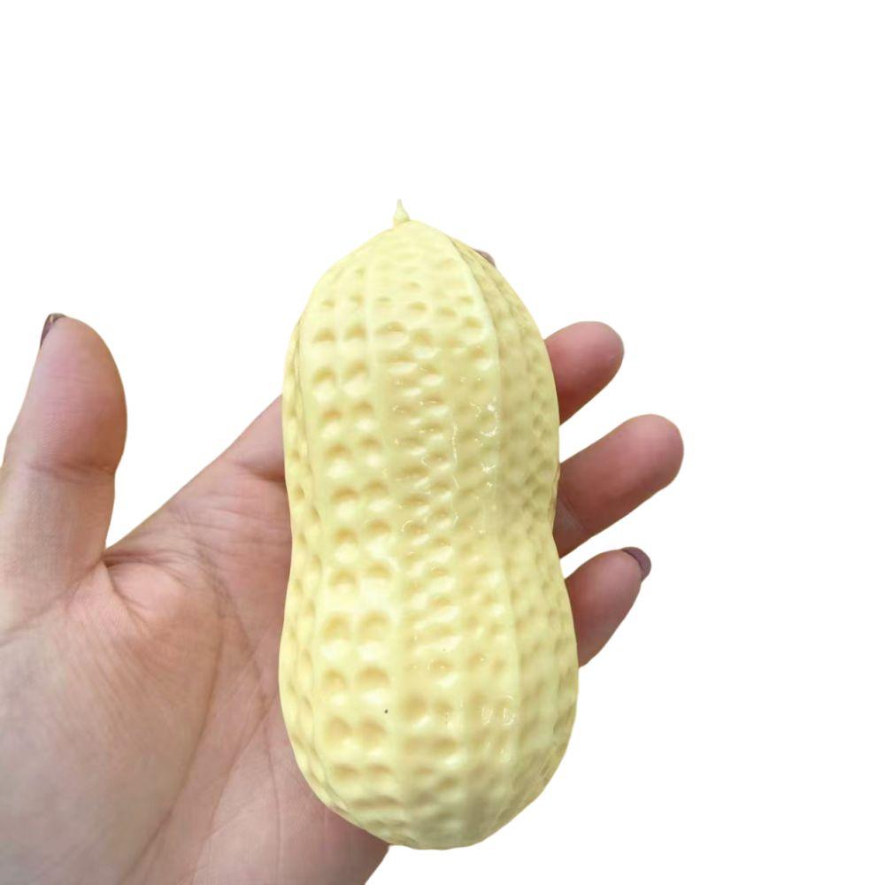 Realistic Peanut Stress Ball Anxiety Relief Non Rebound Fidget Toy Home Decoration