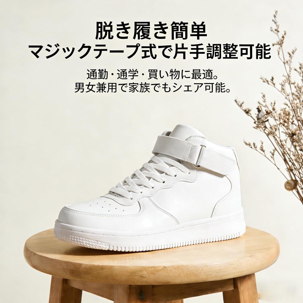 Beita Sports White Sneakers for Men and Comfortable Casual Shoes with PU Perfect for Standing and Size High-Top Women, Leather, Water-Repellent,