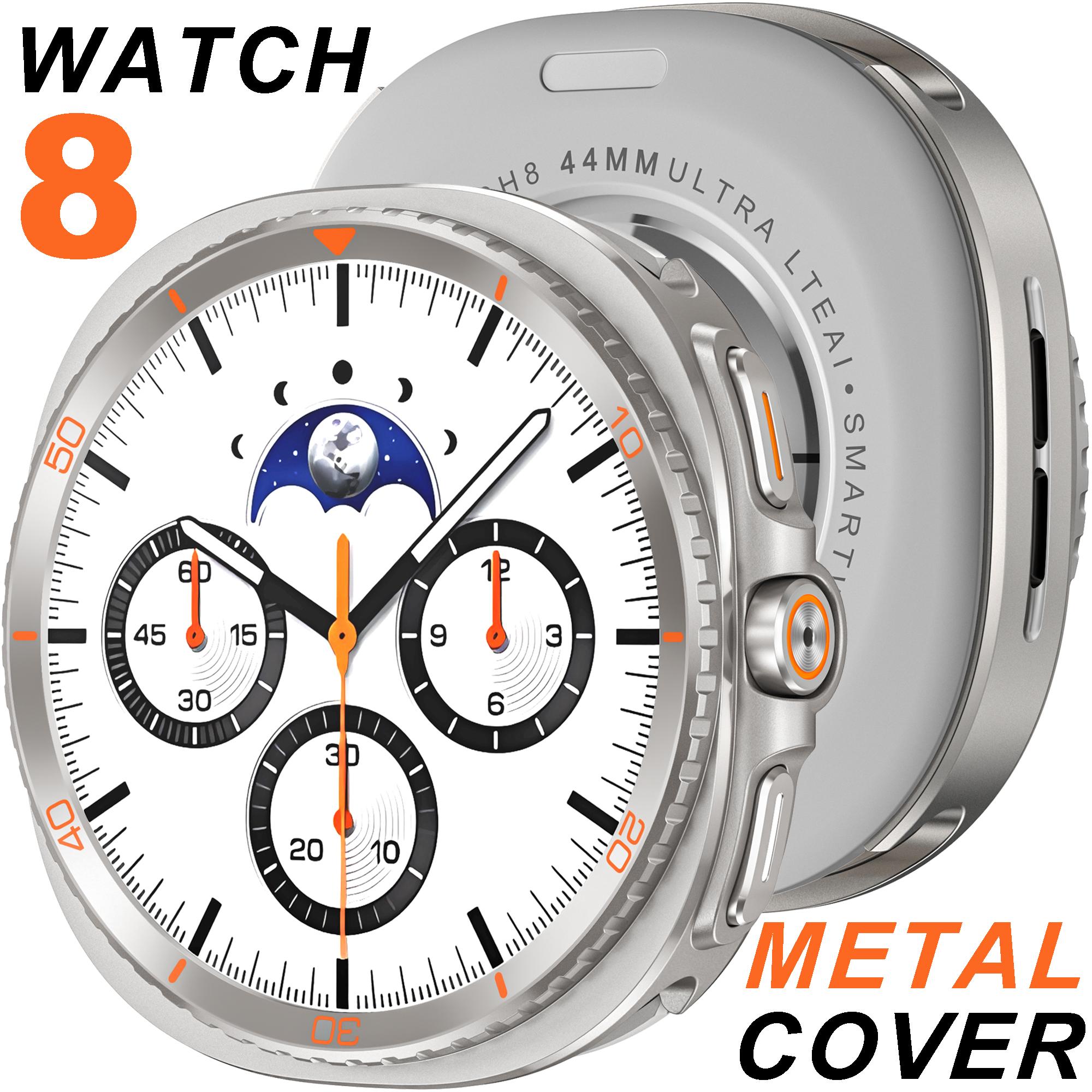 Cover in Lega di Alluminio per Samsung Galaxy Watch 8 Custodia Metallica Accessori Telaio Rigido Paraurti Protettivo Metallico per Samsung Galaxy Watc