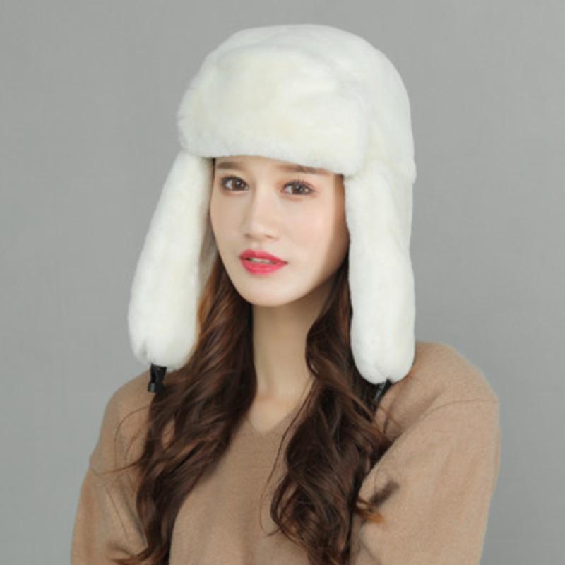 Шапка Thunderbolt женская милая зимняя теплая утолщенная защита ушей хлопковая шапка мужская ветрозащитная теплая плюшевая One Size