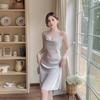 Summer Women's Swinging Collar Nightdress Pure Desire Style High-end Feeling Ice and Snow Silk Jacquard Suspender Backless Sexy Attractive Skirt