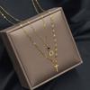 2026 Fashion Elegant Stainless Steel Cross Crucifix Necklace for Women Jewelry