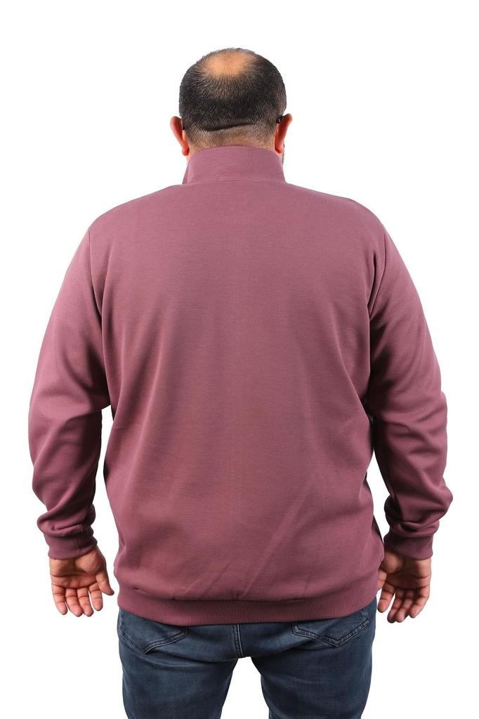 Men's Plus Size Plus Size Cardigan Plus Size Cardigan Zippered Approval -Lıla