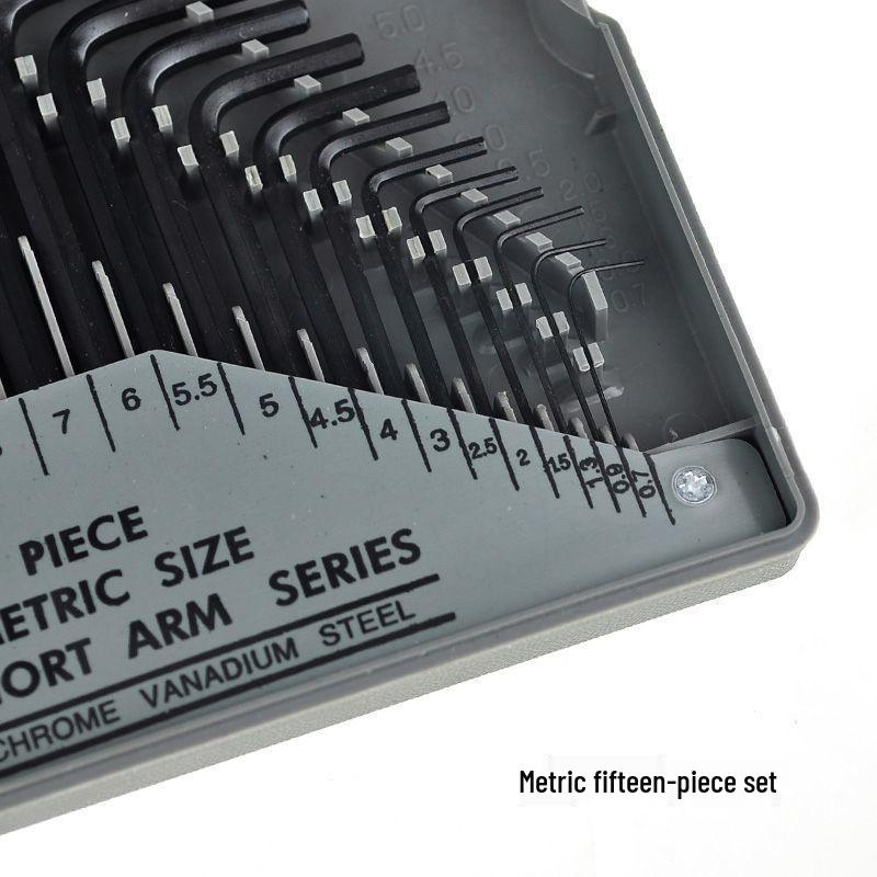 Multifunkční univerzální sada klíčů Hex & Torx s prodlouženým imperiálním plochým šroubovákem