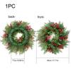 Artificial Christmas Cypress Pine Vine Décor with Plastic Greenery
