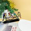 Colorful Birds Ornament Table Decoration Bird Desktop Ornament Modern Acrylic Bird Figurine Decorative Art Ornament