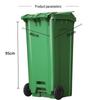Jimeijiduo 120L Outdoor Plastic Trash Can