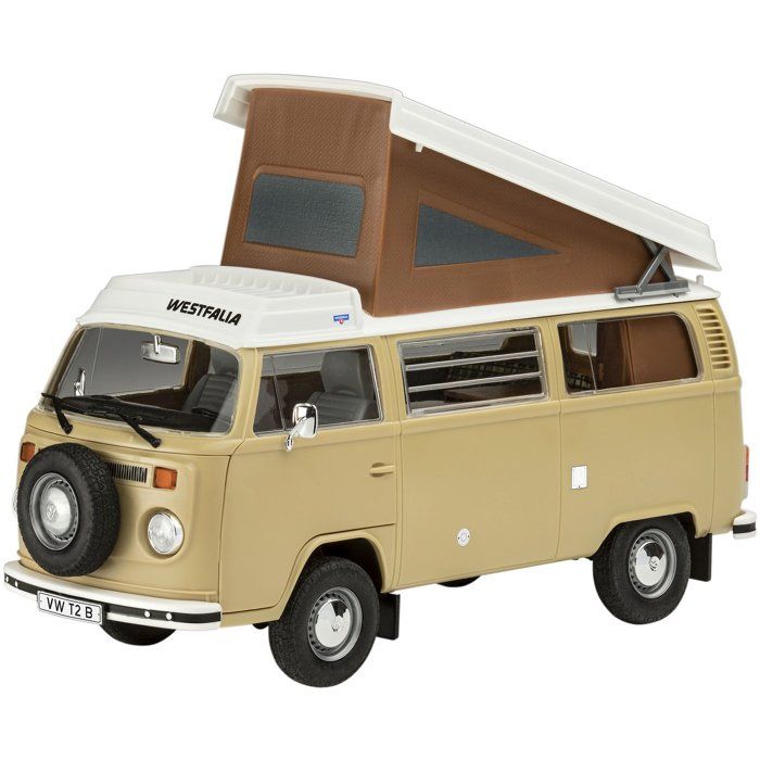 Maquette à construire - REVELL - Click System - VW T2 Camper - Sans colle - Pièces pré-peintes