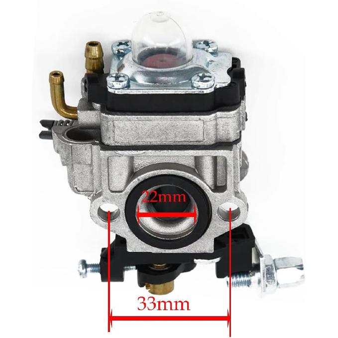 Carburetor for H119 26CC Lawn Mower Compatible with 1E40F Engine Huasheng