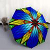1pc Mandala Automatic Opening/Closing Umbrella with Operation & Windproof Canopy - Folding Design, Holiday Gift yy260225120