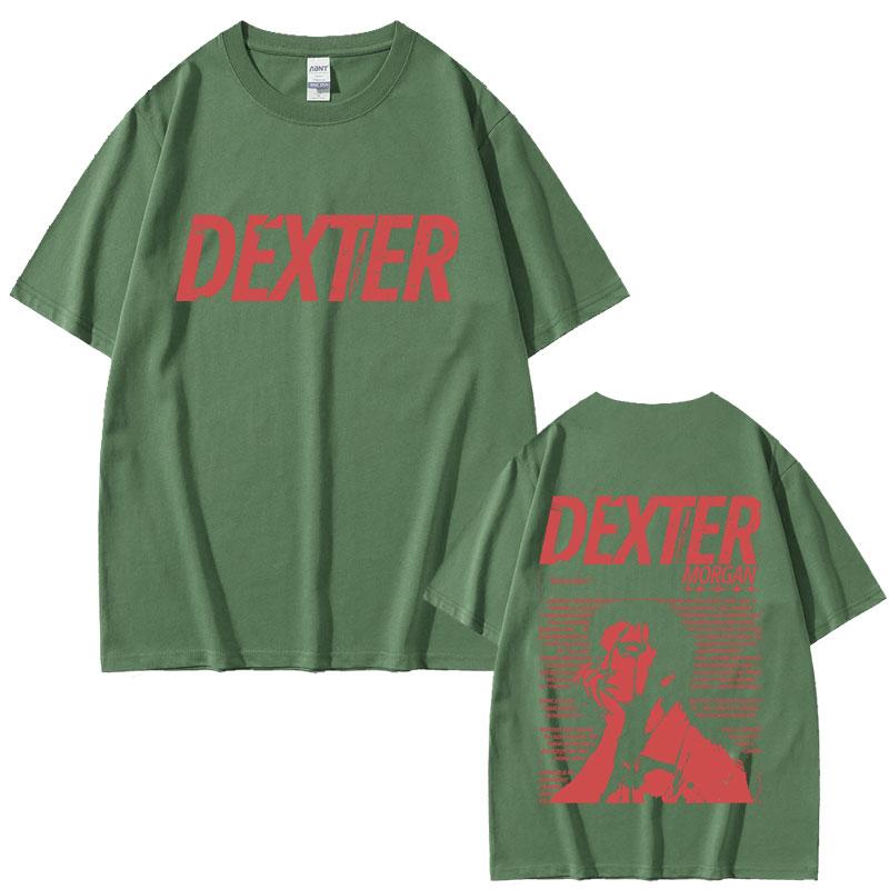 TV Play Dexter Morgan Graphic Tshirts Men Women 90s Vintage Oversized Short Sleeve T Shirts Mens Casual 100 Cotton Tshirt
