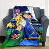 1PC Pokemon Pikachu Outdoor Blanket Lightweight Flannel, Soft & Warm, All-Season Use for Sofa, Outdoor, Camping, Living Room, Office08
