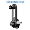 17mm Ball Head Car Air Vent Phone Holder Base Adjustable Bracket Car Air Outlets Clip 360 Rotation Mobile Phone Phone Mount