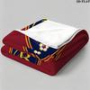 Real Salt Lake Print Flannel Blanket High Quality Warm Comfortable Cover for All Seasons Perfect for Gifts Home Decor