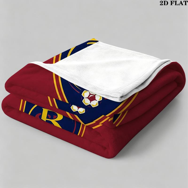 Real Salt Lake Print Flannel Blanket High Quality Warm Comfortable Cover for All Seasons Perfect for Gifts Home Decor