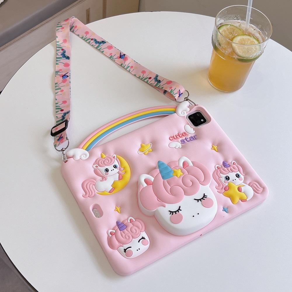 Étui pour enfant pour Samsung Galaxy Tab A9 8.7  A9Plus 11  Étui en silicone dessin animé pour Galaxy Tab A8 10.5  A7 Lite T220 Housse de protection A9 (8.7inch) X110