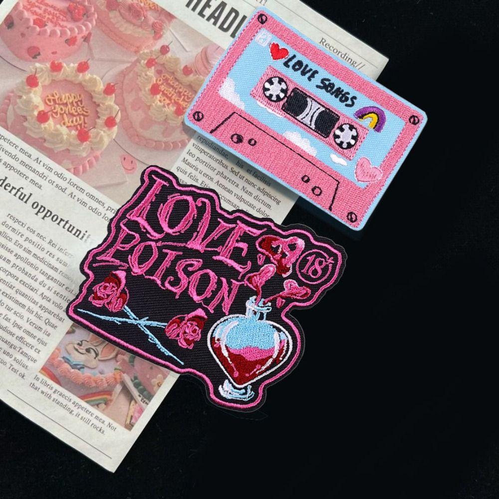 

Мультфильм Вышитые Нашивки Панк Стиль Одежда Аппликации Сумка Украшения Одежда Нашивки Шитье style 4