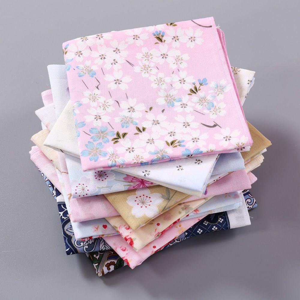 Women's Vintage Pure Cotton Handkerchief - Absorbent, Soft, Summer-Weight, Printed Square Towel