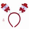 Christmas Hair Clip & Headband Set: Snowman Ornament, Bow, Hat - Perfect Holiday Accessories for Kids