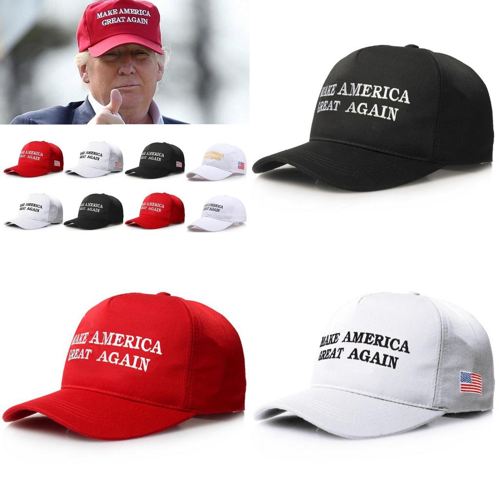 Make America Great Again Baseball Cap Cotton Round Crown Summer Hat For Men Women
