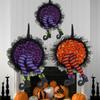 Wreath Garland Halloween Front Door Decor Pumpkin Witch Outdoor Indoor Prop Yard