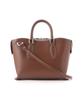 Toff Loadstone Coupe Tote Shoulder Smooth One Chocolate X White & Bag, Bag, Handbag, Leather, Size,