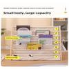 Solid Wood Kids Sling Bookshelf With Canvas Pockets And Large Capacity Perfect For Nursery Playroom Bedroom