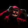 Halloween Neon Led Purge Mask Masque Masquerade Party Masks Light Grow In the Dark Horror Mask Glowing Masker