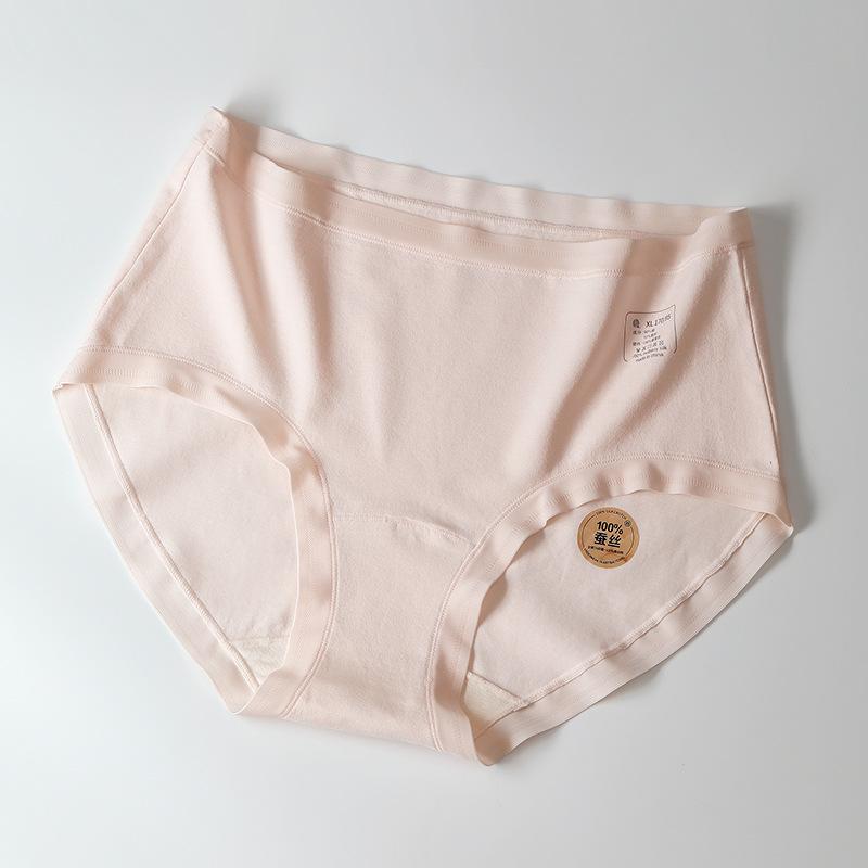 Female Spring and Summer Cotton 7A Antibacterial Extended High Waist Briefs