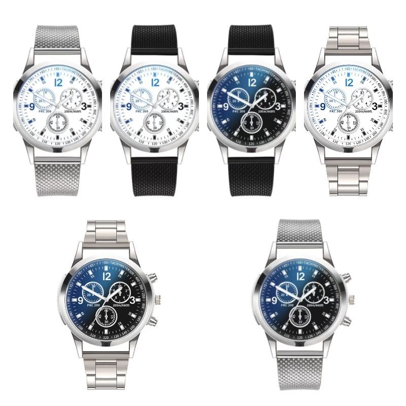 Men Stylish Analog Quartz Wrist Watch Business Style Fashion Decoration Gift