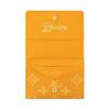 Louis Vuitton Envelope Dog Paw Print Letter Logo Snap Closure Monogram Heritage Coated Canvas Card Holder Men Card Holder Yellow M12664