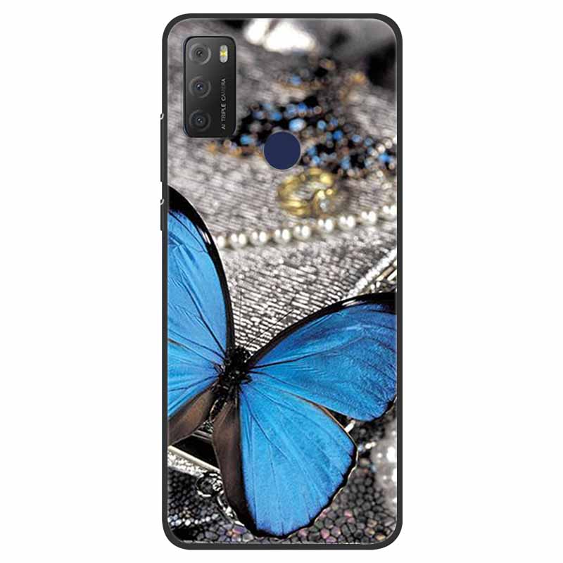 For TCL 20Y Case Marble Soft Silicone Back Wolf Shell for TCL 20E 6125F 6.52 Inch Fundas Phone Cover For TCL20Y 6156D 20 E Coque