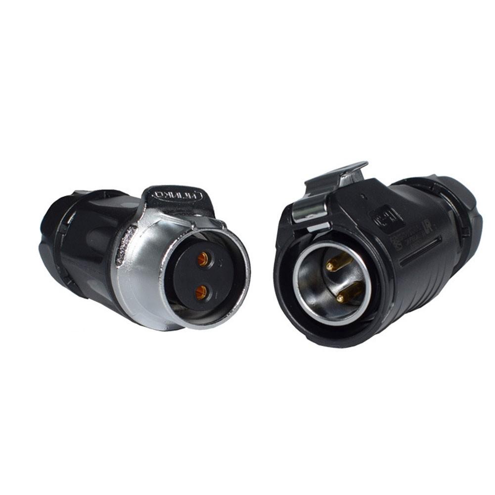 10AWG SAE 2 Pin To LP-20 Power Industrial Circular Connector for Solar RVs Cable