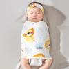 Sacco nanna swaddle anti-spavento per neonato - Coperta da notte per neonato per primavera/estate