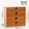 Wooden Box Storage Wooden Drawer Chest of Drawers Cosmetic Jewelry Organizer Office Home Decor Desktop Storage Box  WF